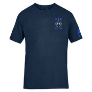 Under Armour USA Emblem t-shirt navy - the flag shirt