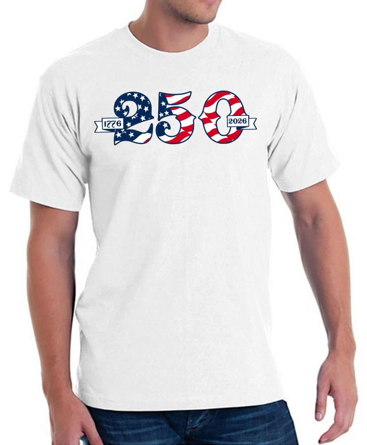Dual Scroll 250th Anniversary T-Shirt - America 250 Made in USA Collection