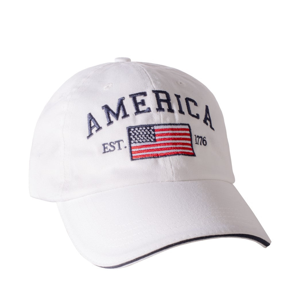 Made in the USA Unstructured Washed Cotton America 1776 Cap - The Flag Shirt