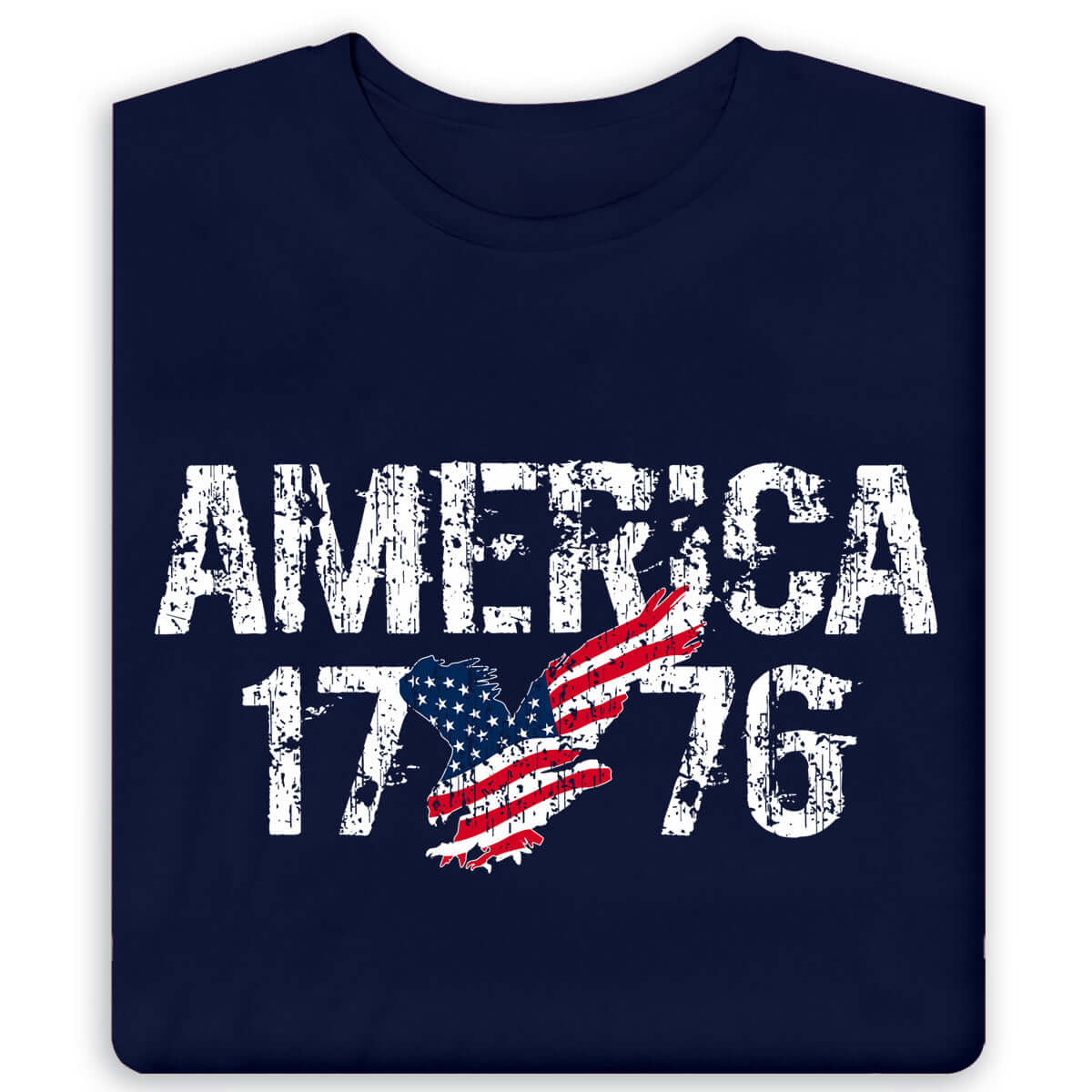 America 1776 Made In USA Short Sleeve Tee - The Flag Shirt