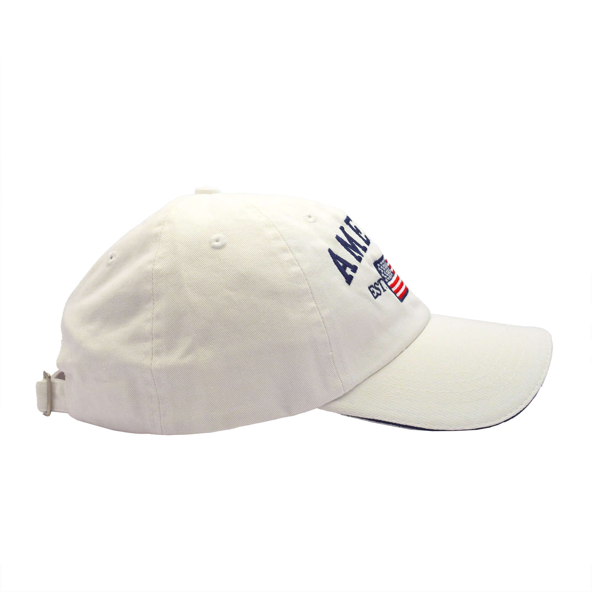 Made in the USA Unstructured Washed Cotton America 1776 Cap