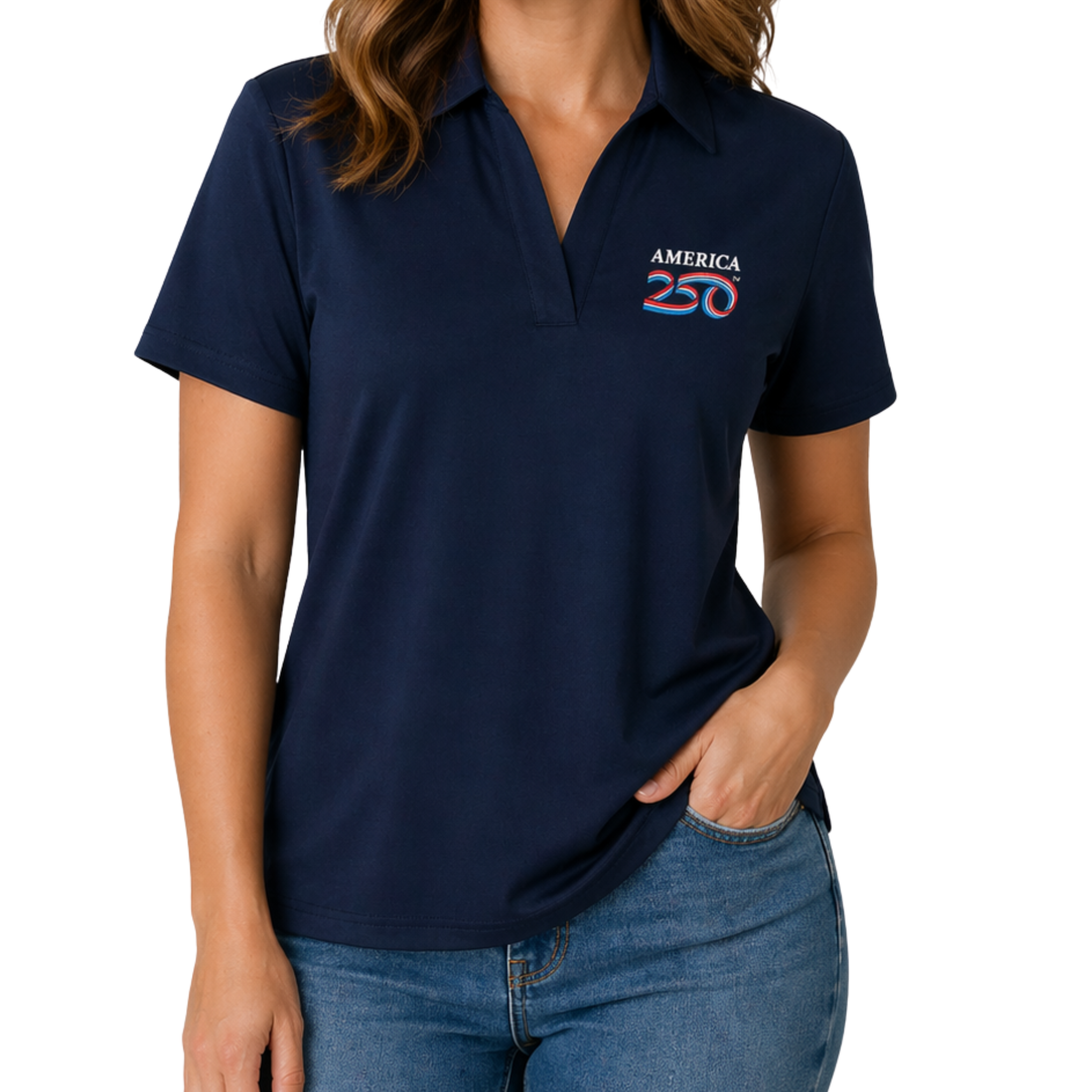 Antigua Women's America 250 Era Polo | Premium 2026 Anniversary Gear