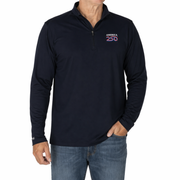 Antigua America 250 Men's Quarter Zip Pullover - Black | Premium 2026 Gear