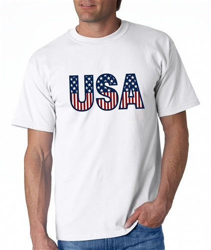USA Stars and Stripes Mens T-Shirt - The Flag Shirt