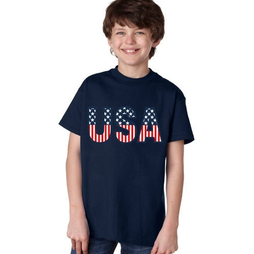 USA Stars and Stripes Boys - The Flag Shirt