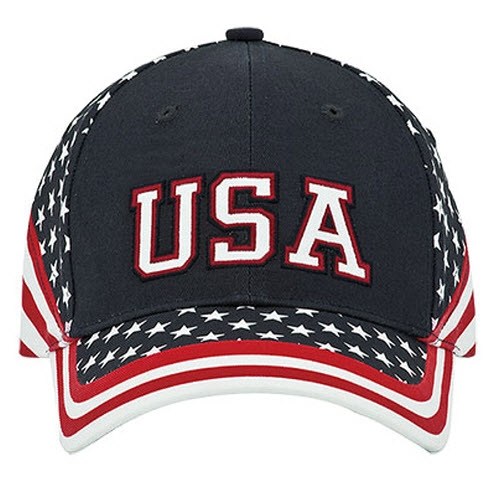 Stars and Stripes Bill Cap