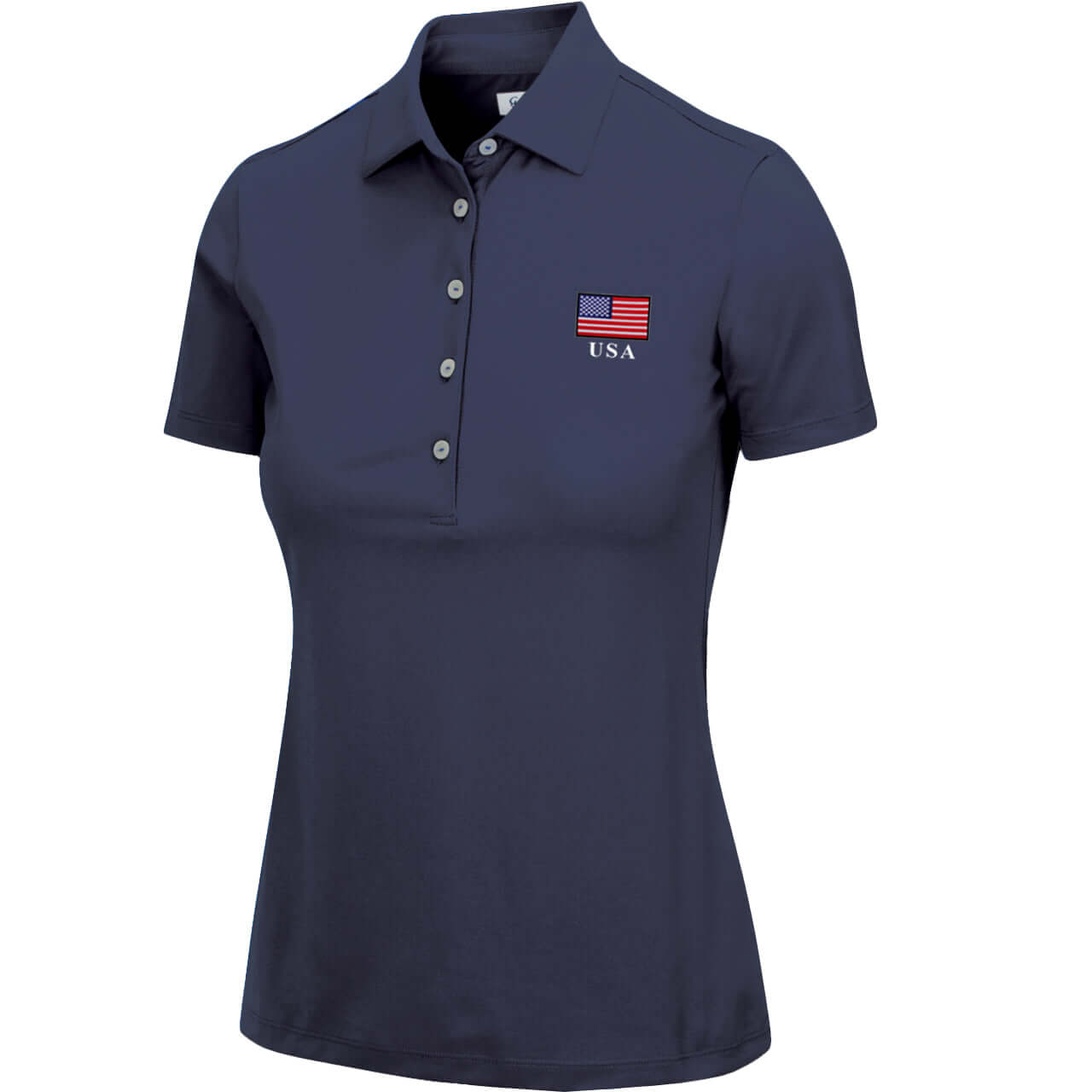 Women's  Greg Norman Freedom Stretch USA Polo